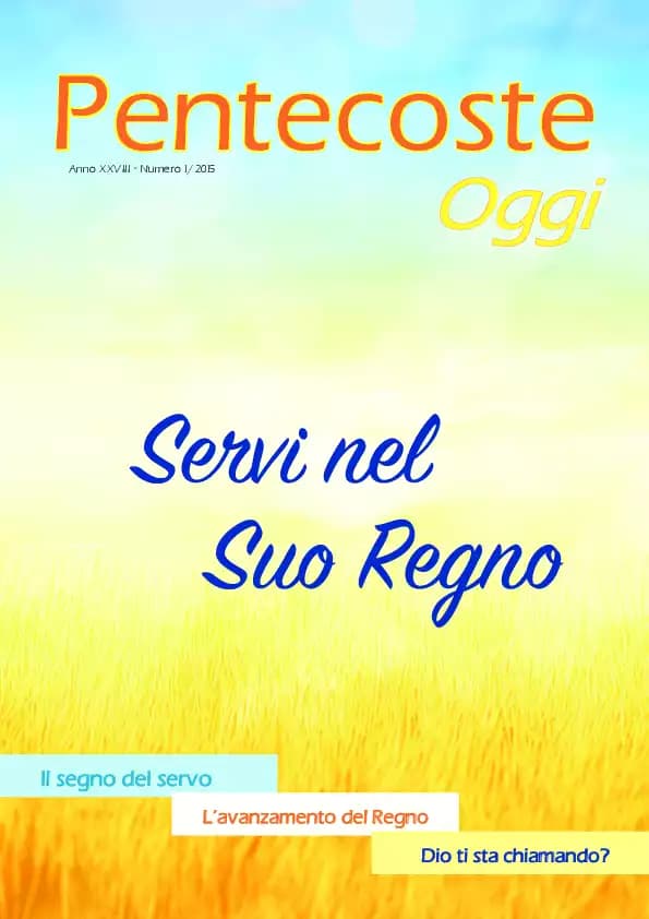 Pentecoste Oggi - 01 - 2015
