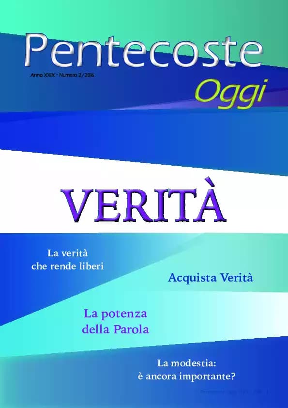 Pentecoste Oggi - 02 - 2016